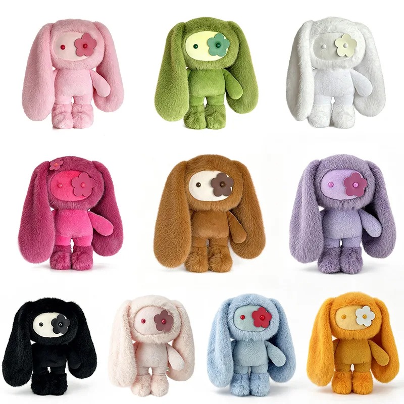 Art Craft Eyes - Peluche lapin Juju mignon de 30cm,
