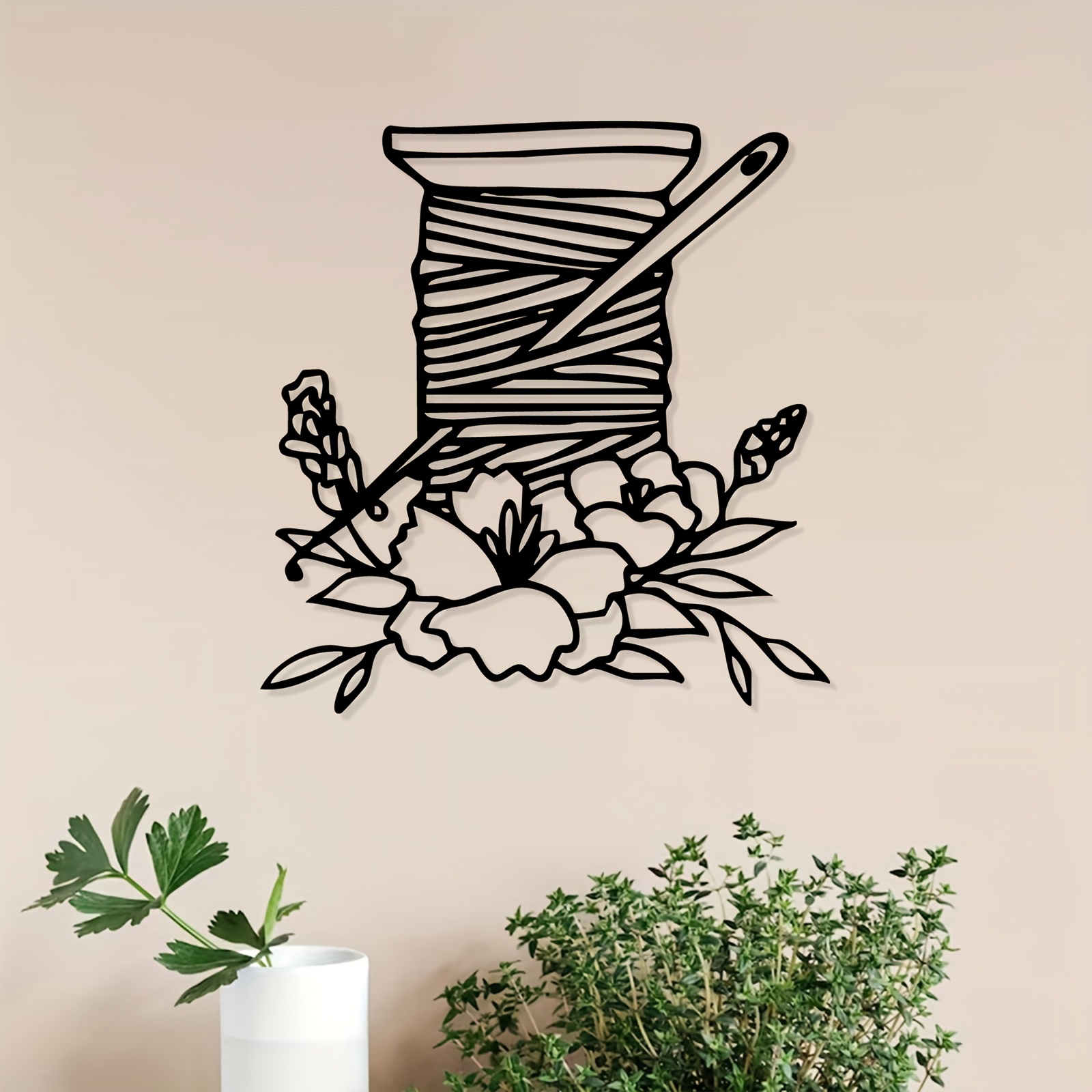 Art Craft Mother'S Day - Décoration Murale Florale en Métal en