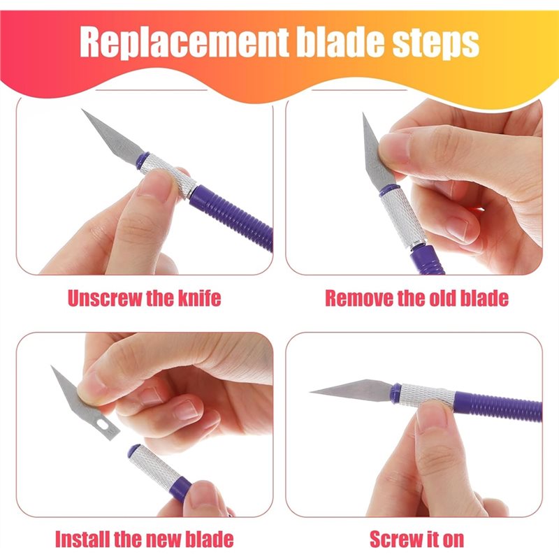 Art Craft Knife - 【EN PROMOTION】Lot de 64 couteaux Exacto
