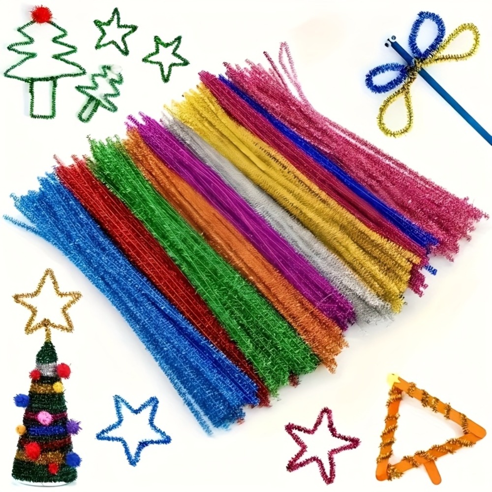 Art Craft House Making - 100 pièces de nettoyeurs de tuyaux