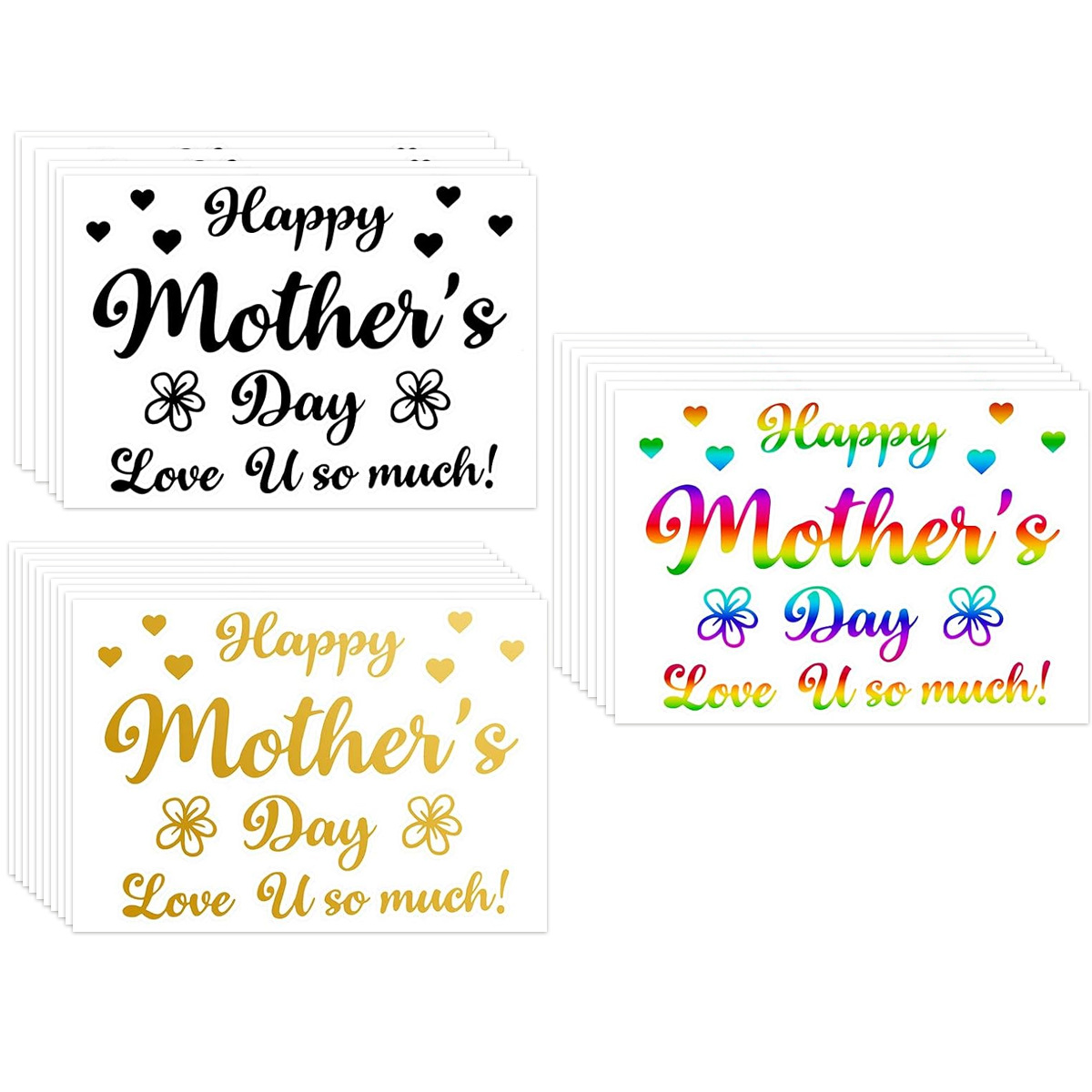Art Craft Mother'S Day - Autocollants de ballons pour fête de