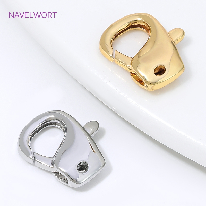 Art Craft Making - Connecteur mousqueton plaqué or 18 carats