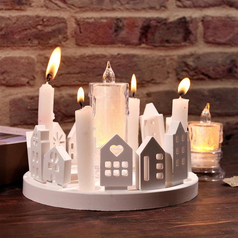 Art Craft House Making - Bougeoir de maison creuse, moule en