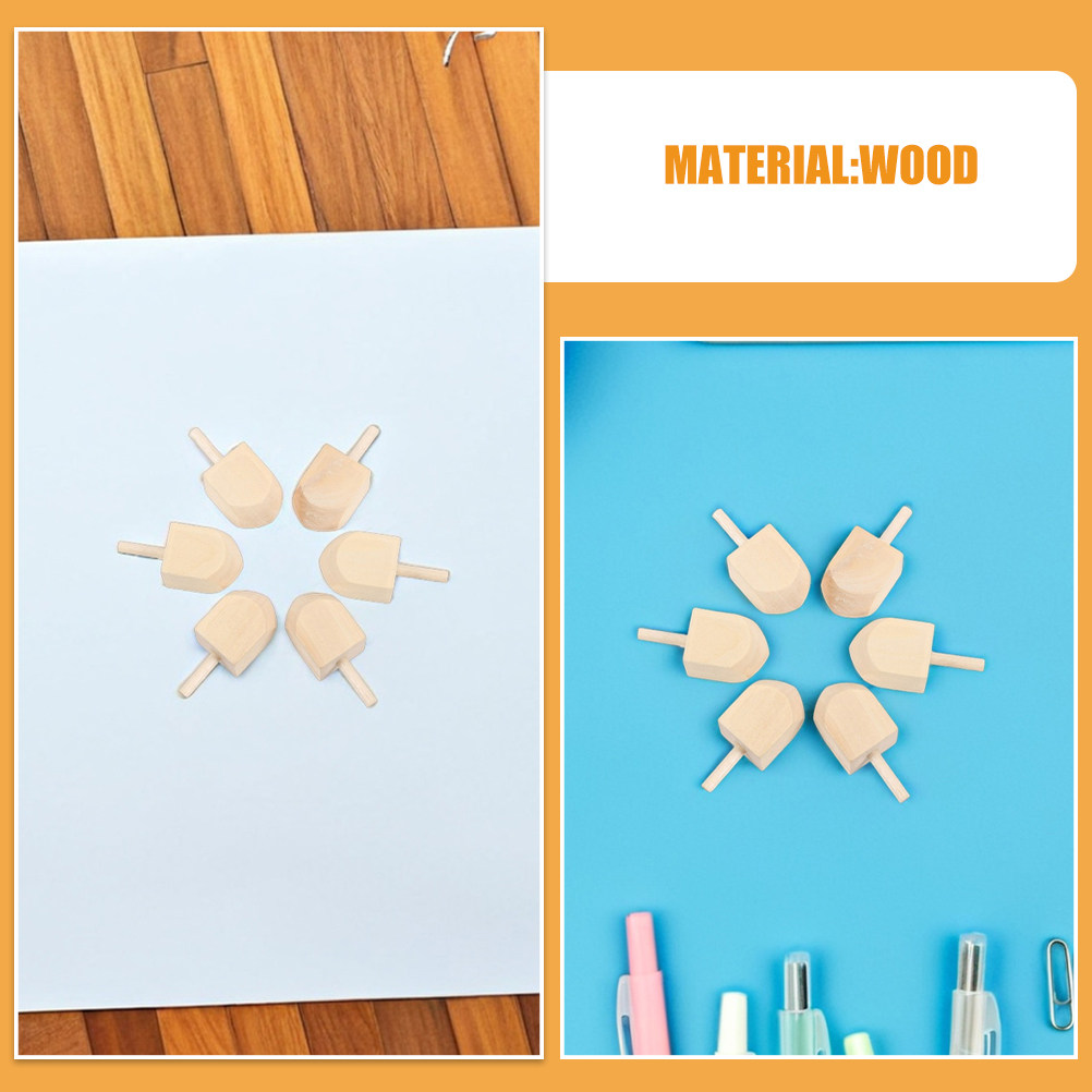 20 toupies en bois naturel pou - Art Craft Holiday avis et prix