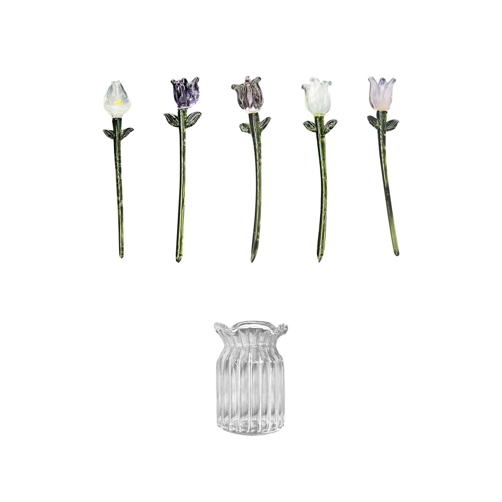 Figurine de fleur en verre, dé - Art Craft Mother'S Day avis et prix