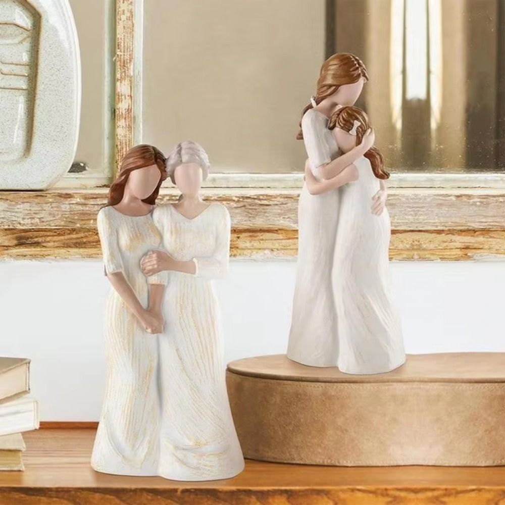 Statue mère et fille peinte à  - Art Craft Mother'S Day avis et prix