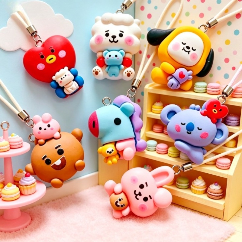 Breloques en résine BT21, 7 pi - Art Craft Making avis et prix