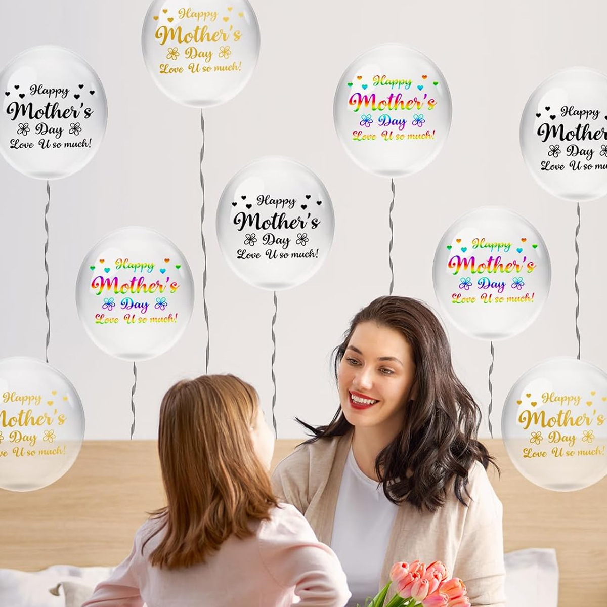 Autocollants de ballons pour f - Art Craft Mother'S Day avis et prix