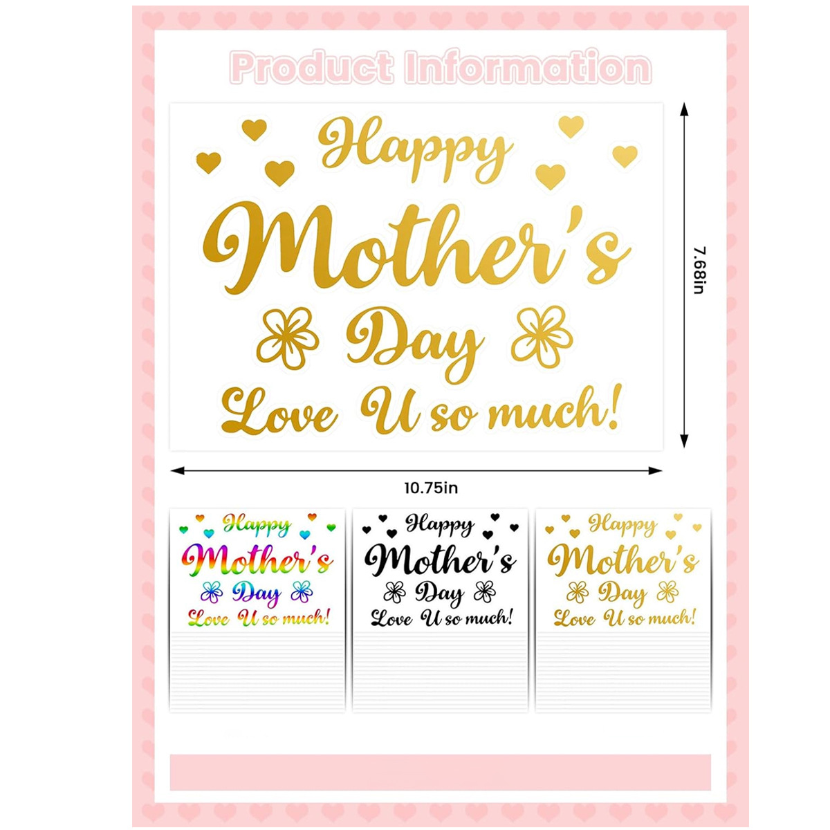 Autocollants de ballons pour f - Art Craft Mother'S Day avis et prix