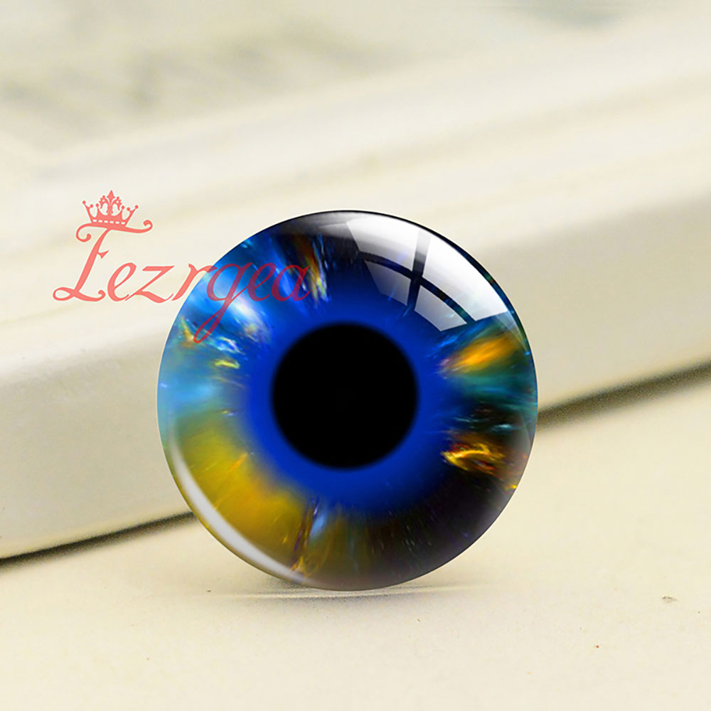 Cabochon en verre rond à dos p - Art Craft Eyes avis et prix