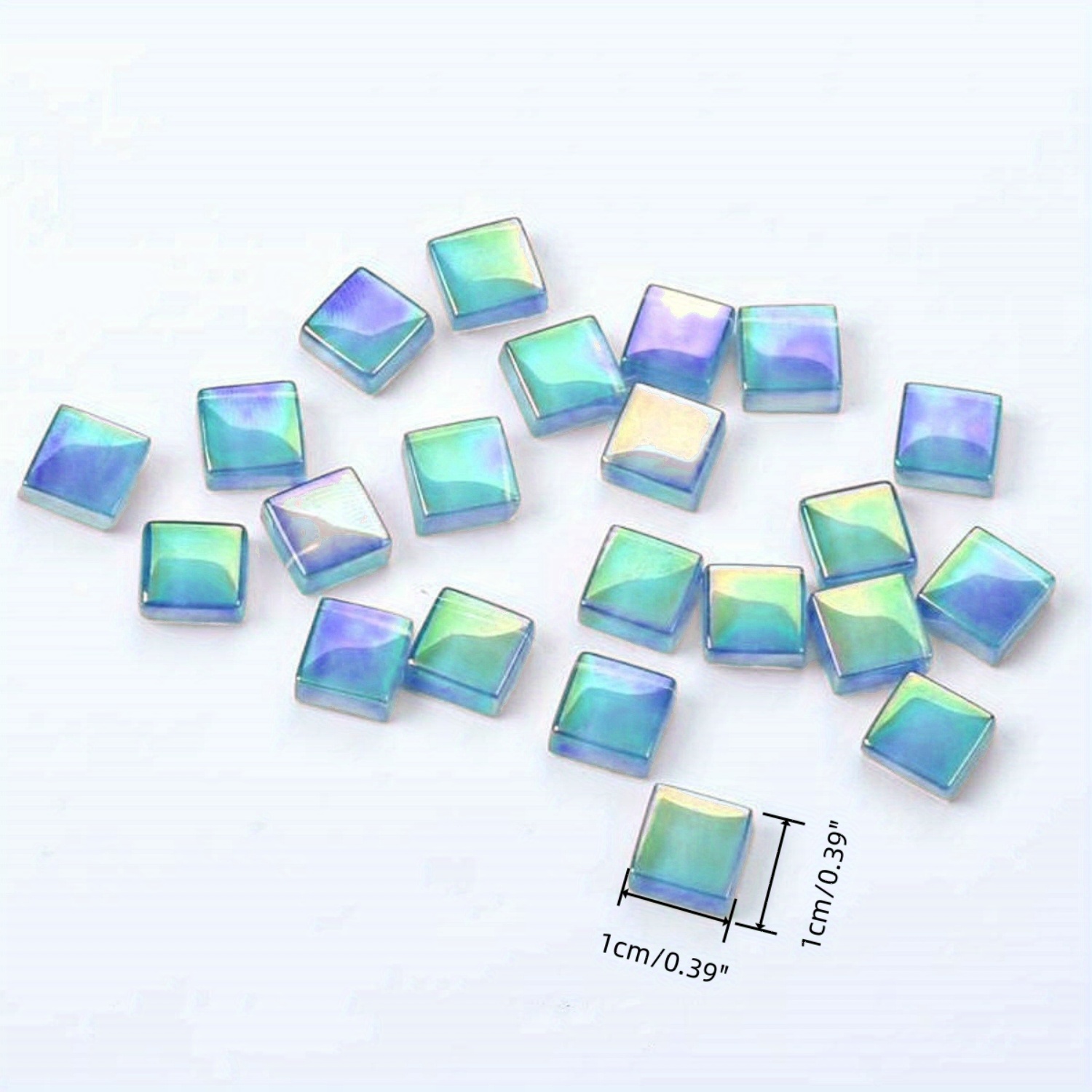 Tuiles de mosaïque en verre bl - Art And Craft Photos avis et prix